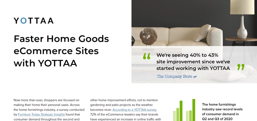 Faster Home Goods eCommerce Sites with YOTTAA