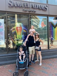 Photo of Katie McMenamin and her family
