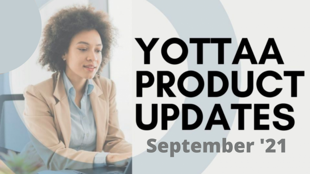 YOTTAA Product Update - image of a woman at a computer