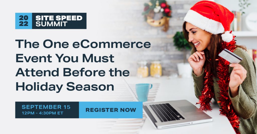 2022 Site Speed Summit Holiday Image with Lap top