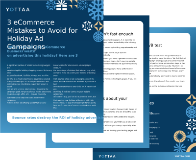 3ecommerce mistakes to avoid for holiday campaigns
