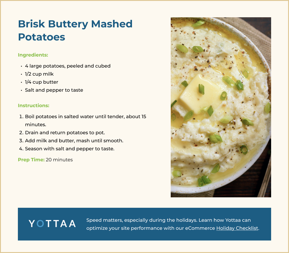 thumb Brisk Buttery Mashed Potatoes
