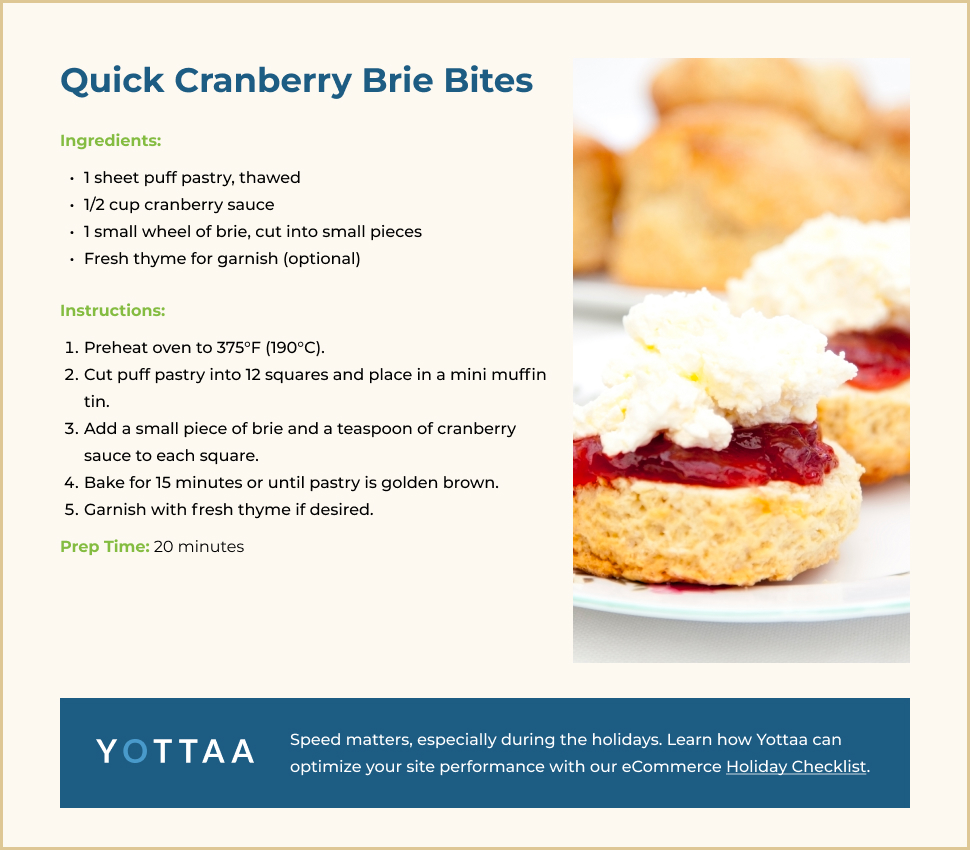 thumb Quick Cranberry Brie Bites