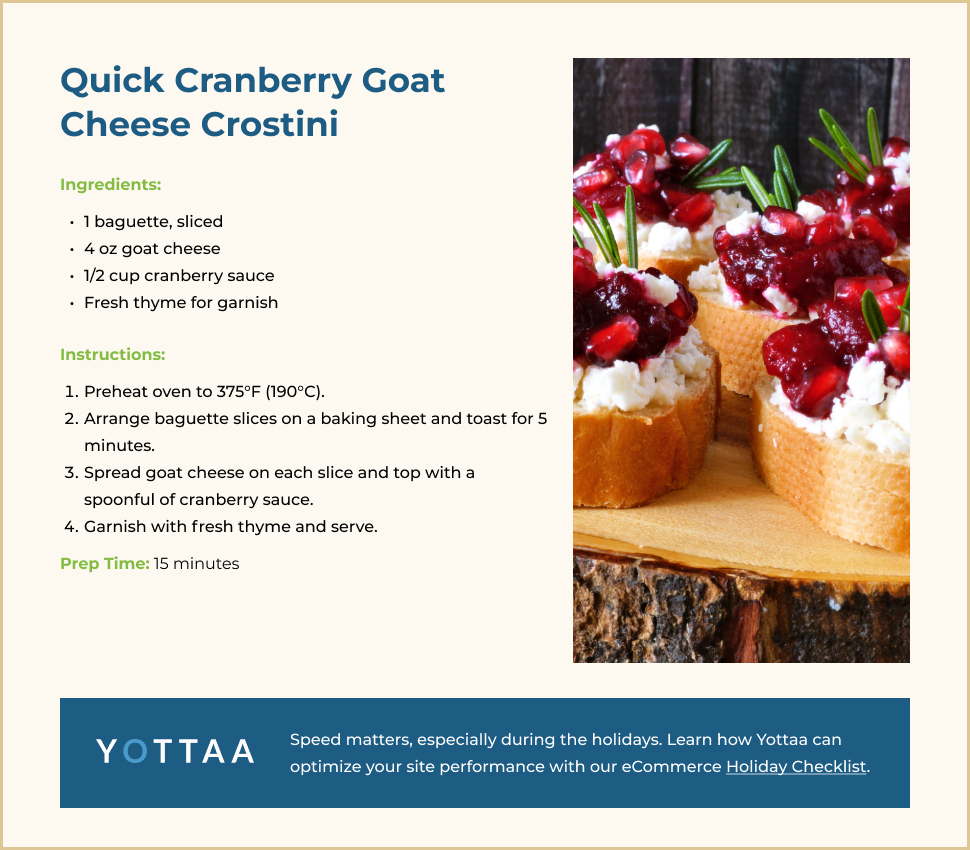 thumb Quick Cranberry Goat Cheese Crostini