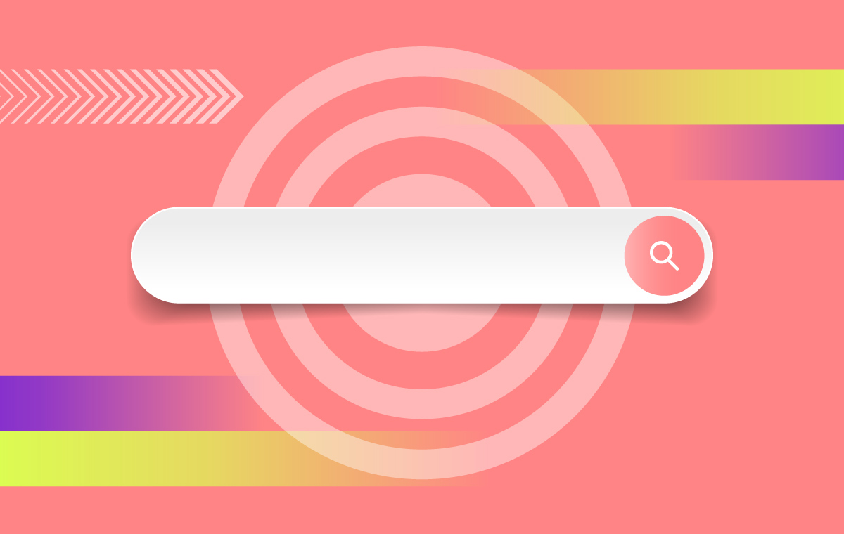 A search bar indicating generative engine optimization searches.