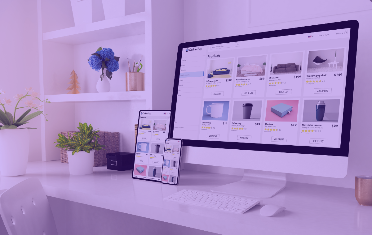 Product pages across desktop and mobile